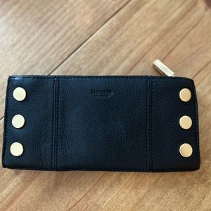 Hammitt black leather wallet